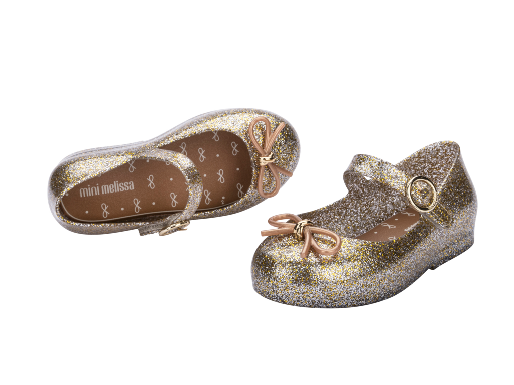 Mini Melissa Sweet Love BB Gold/Silver Glitter