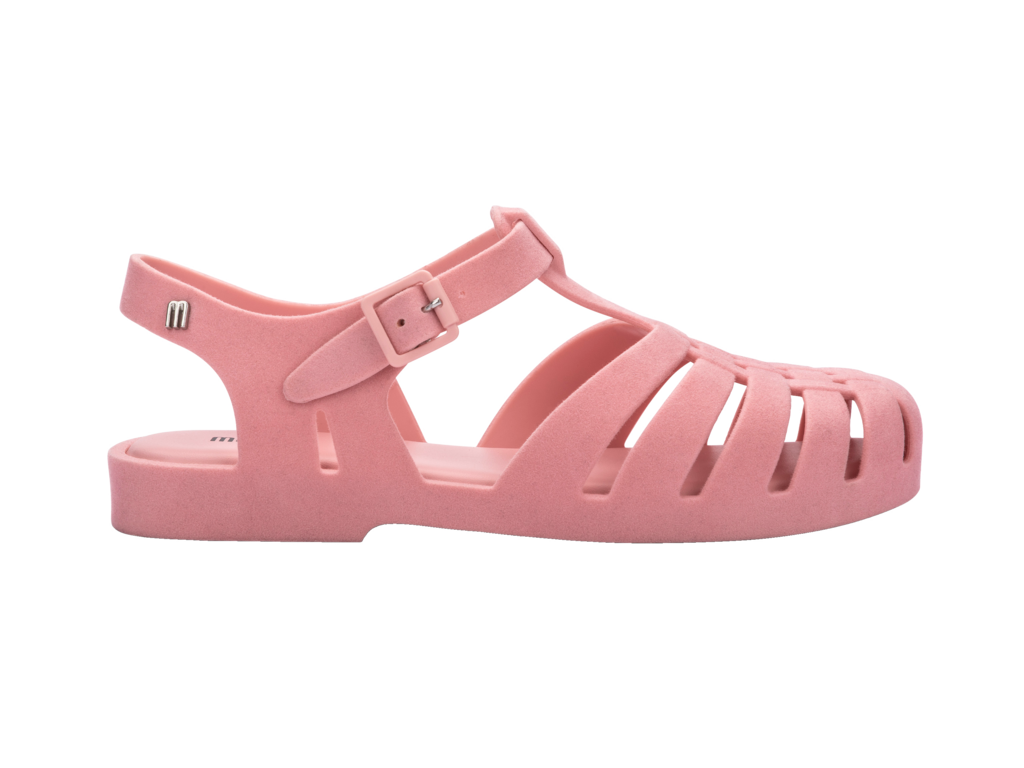 Melissa Possession Velvet Pink Flocked | melissa shoes Japan