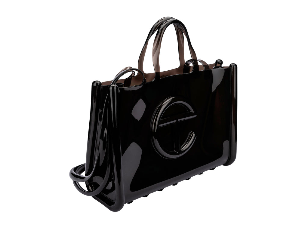 Melissa x Telfar Large Jelly Shopper Black | melissa shoes Japan