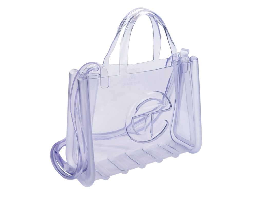 TELFAR Medium White Shopping Bag WT