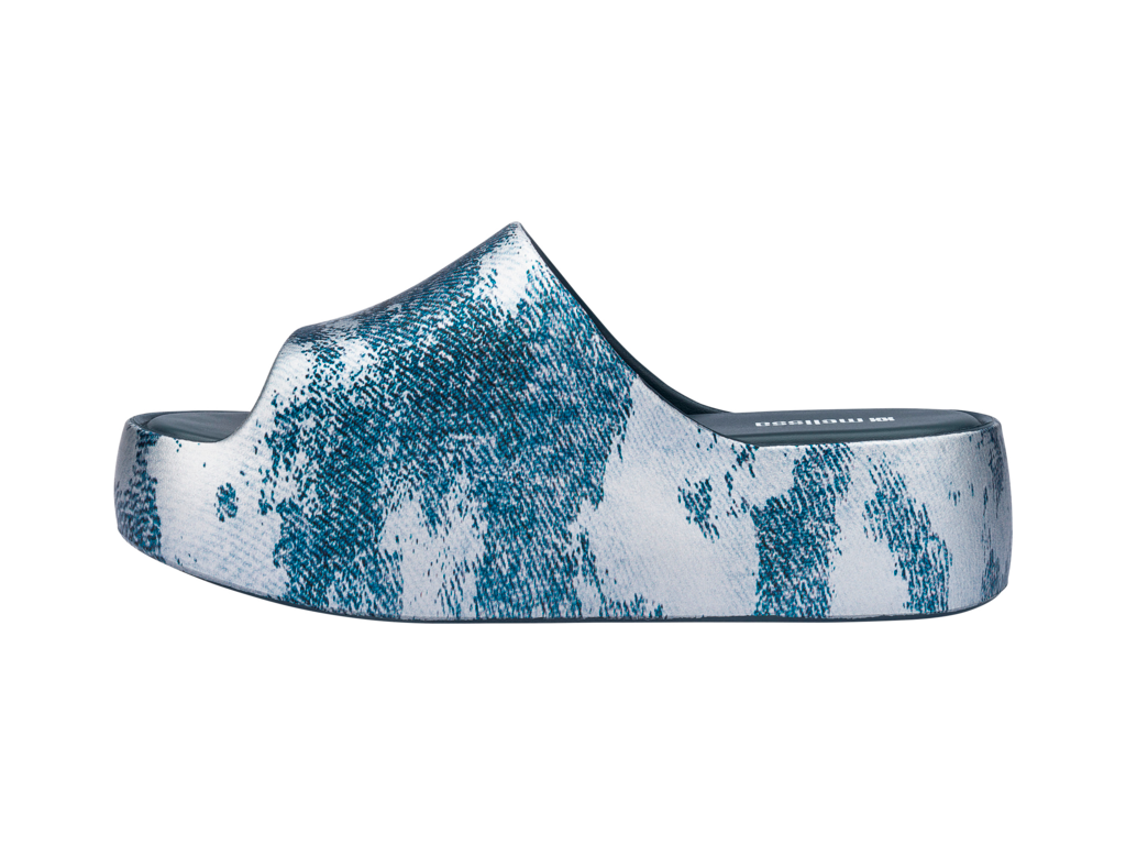 Melissa Free Platform Slide Denim