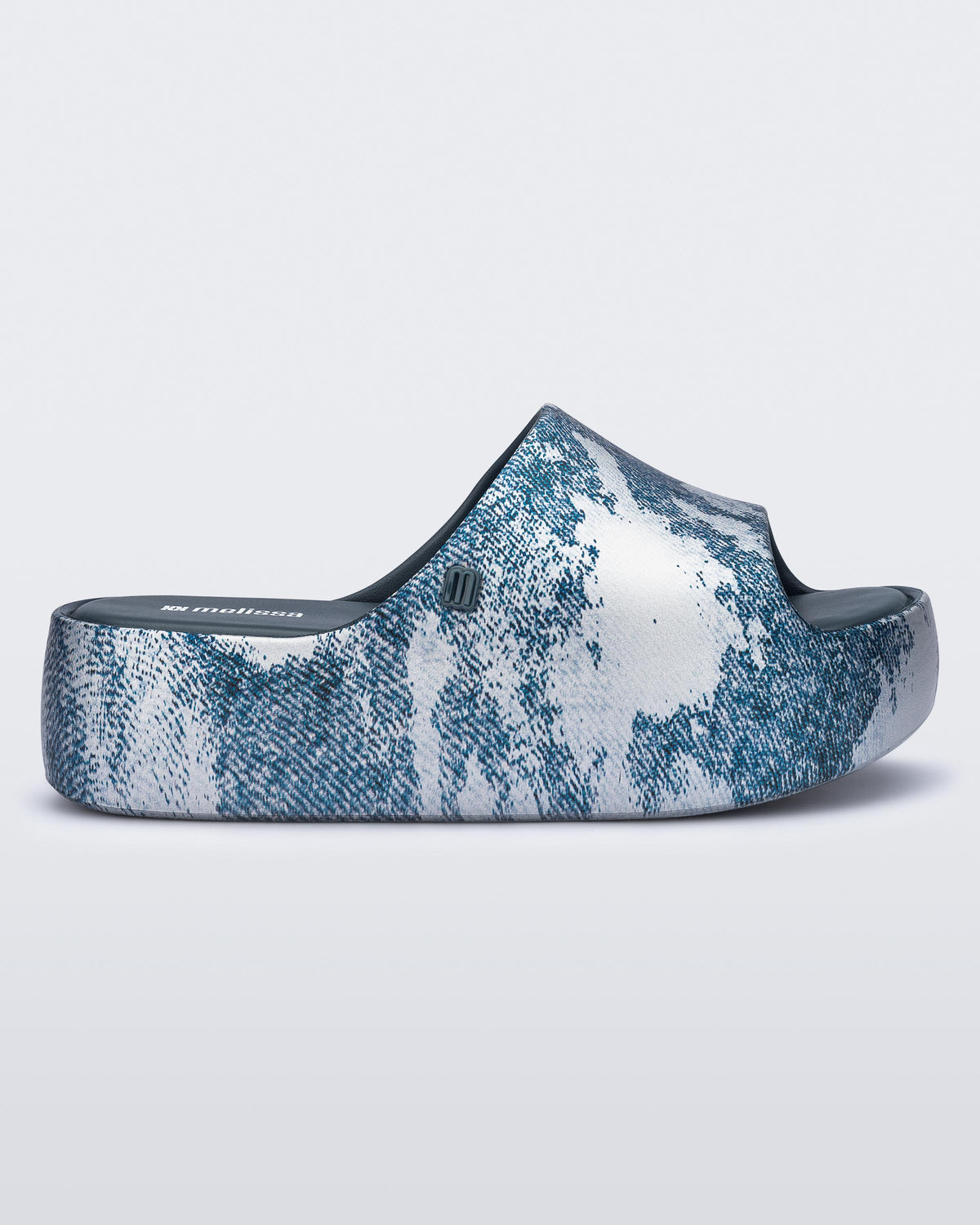 Melissa Free Platform Slide Denim