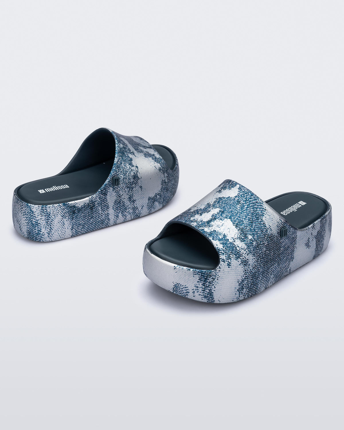Melissa Free Platform Slide Denim