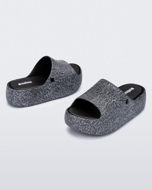 Melissa Free Platform Slide Denim