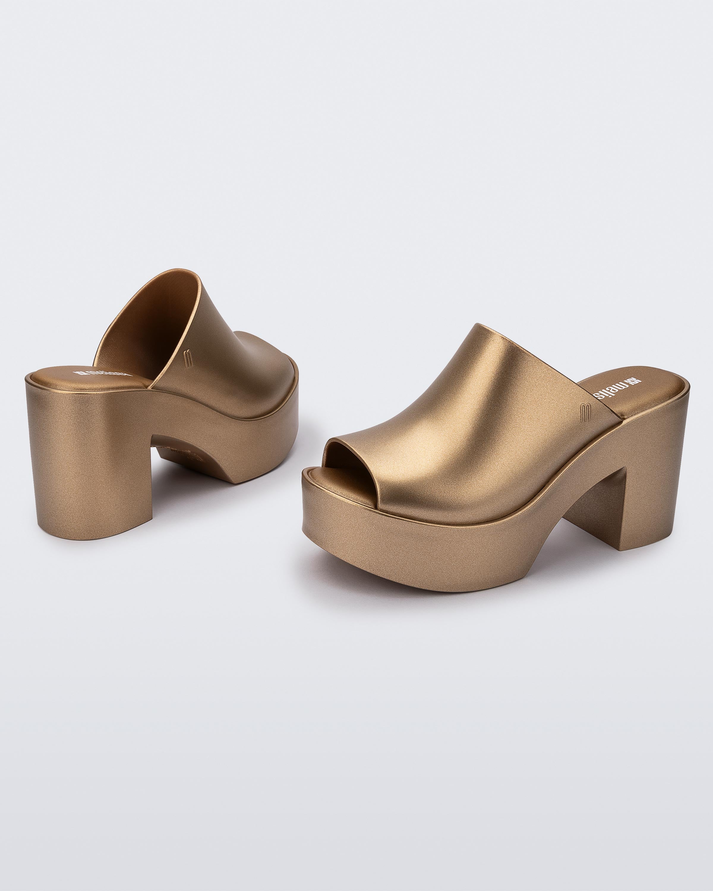 Melissa Mule Hype Metallic