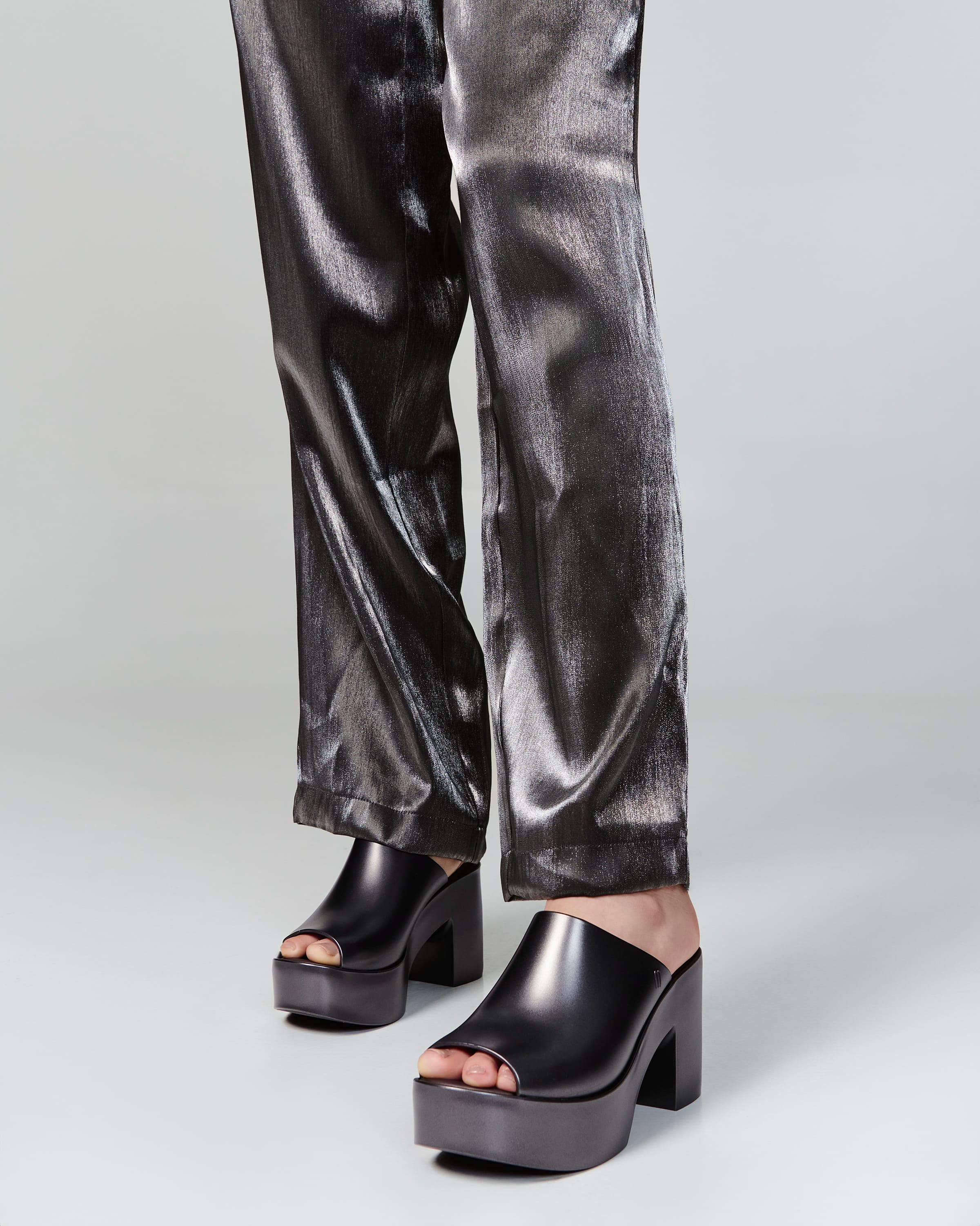 Melissa Mule Hype Metallic