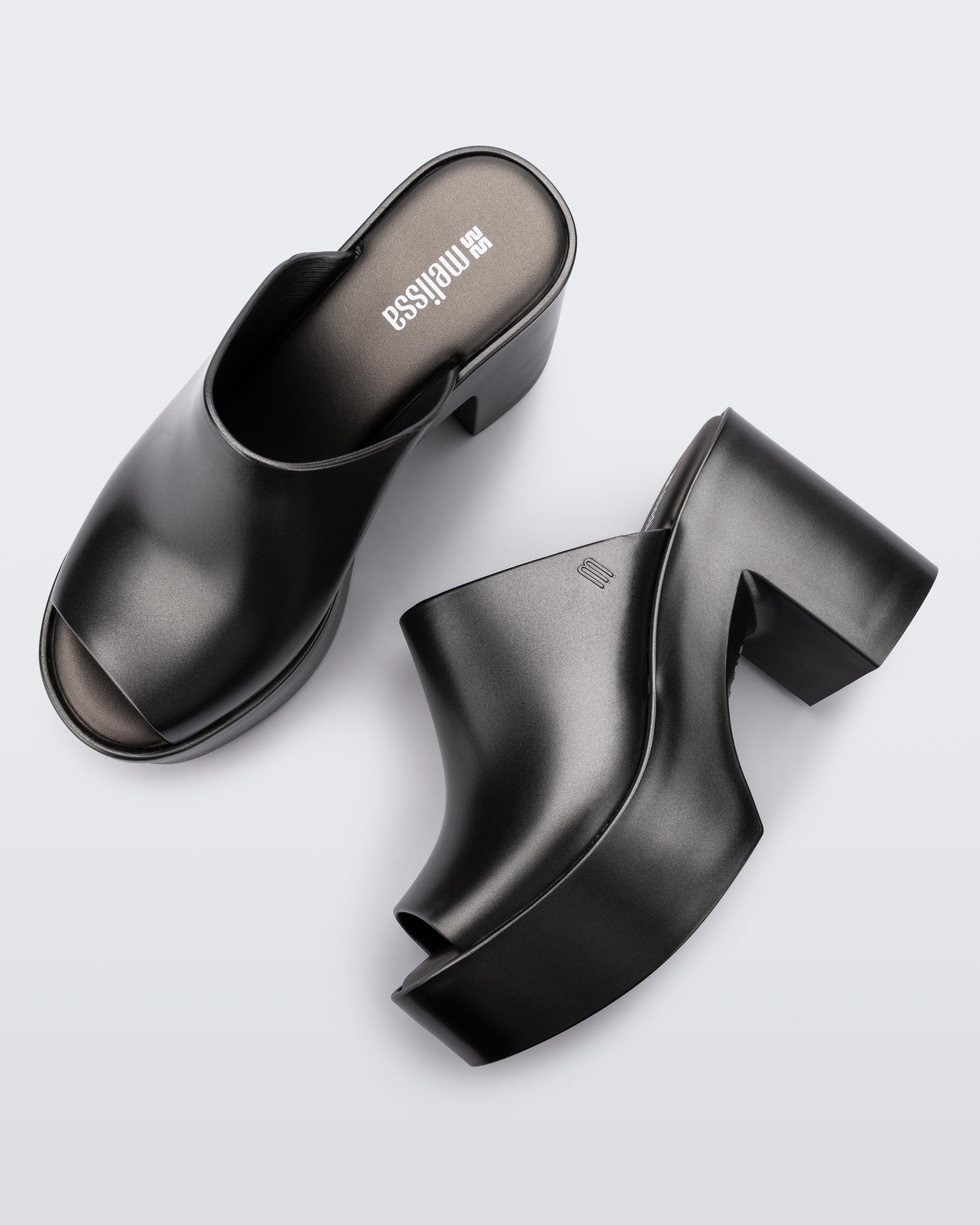 Melissa Mule Hype Metallic