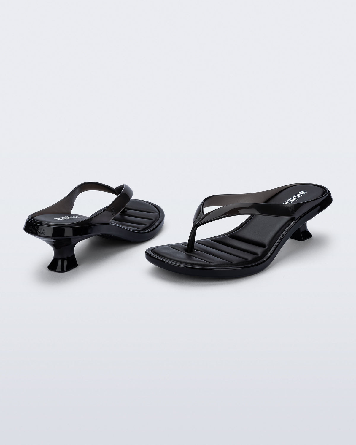 Melissa Thong Kitten Heel