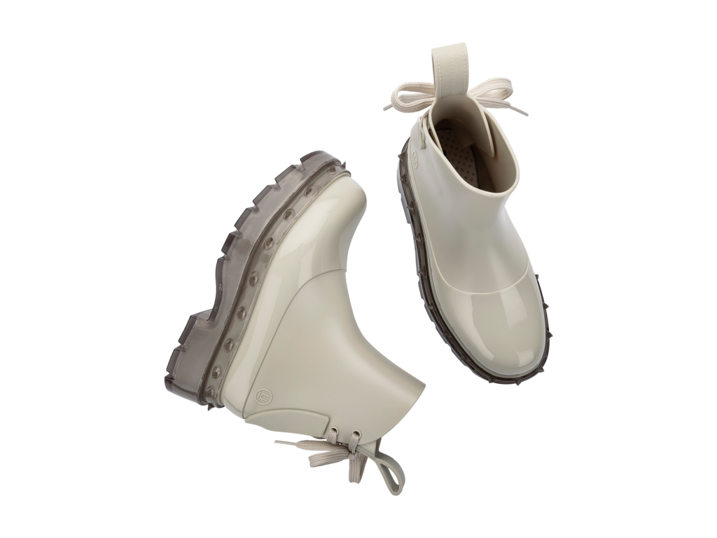 Melissa + Undercover Spike Boot Beige