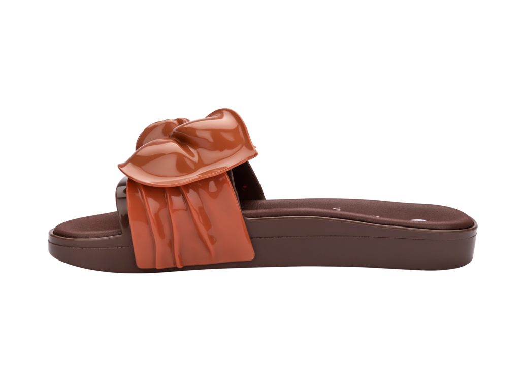 Melissa Beach Slide Tie + Viktor & Rolf Brown/Orange