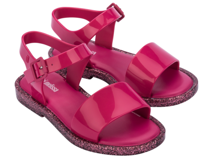 Mel Melissa Mar Sandal Pink Glitter