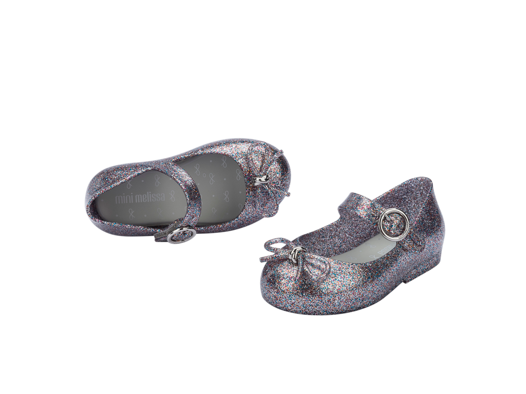 Mini Melissa Sweet Love  BB Silver Glitter