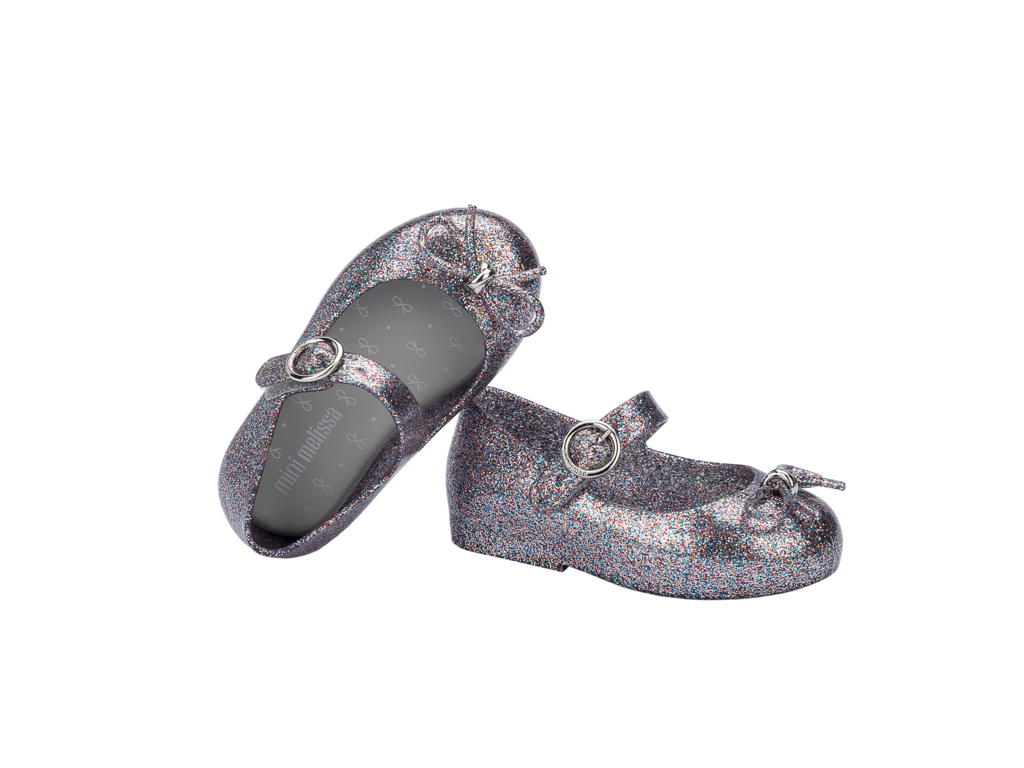 Mini Melissa Sweet Love  BB Silver Glitter