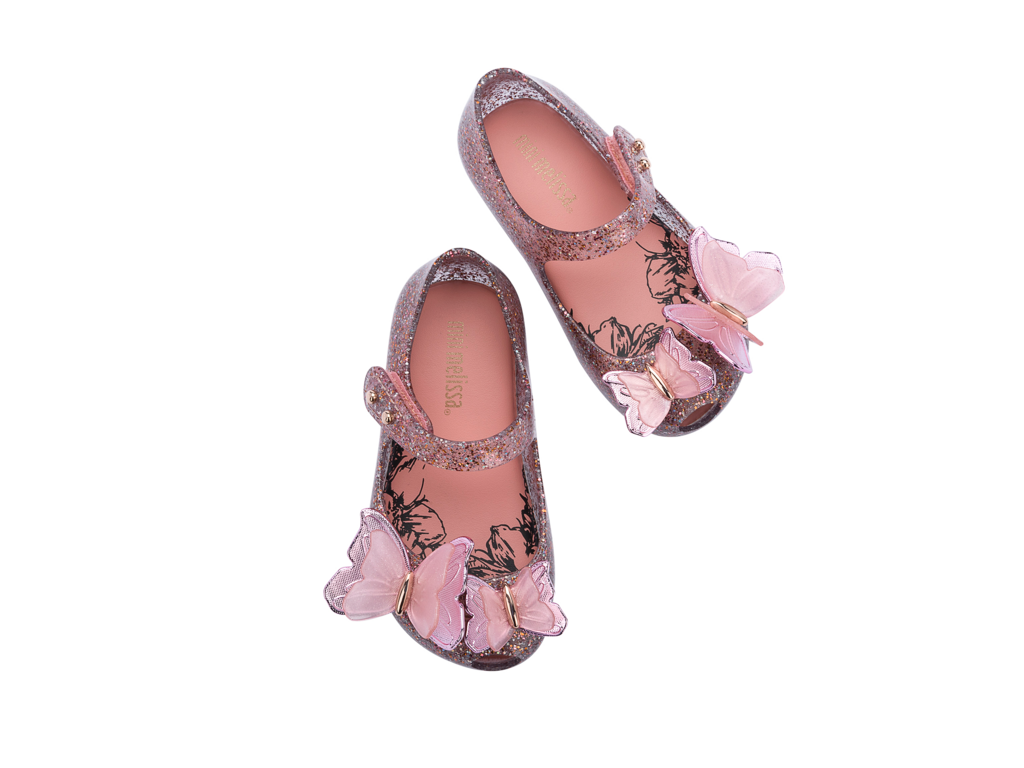 Mini Melissa Ultragirl Fly III Pink Glitter