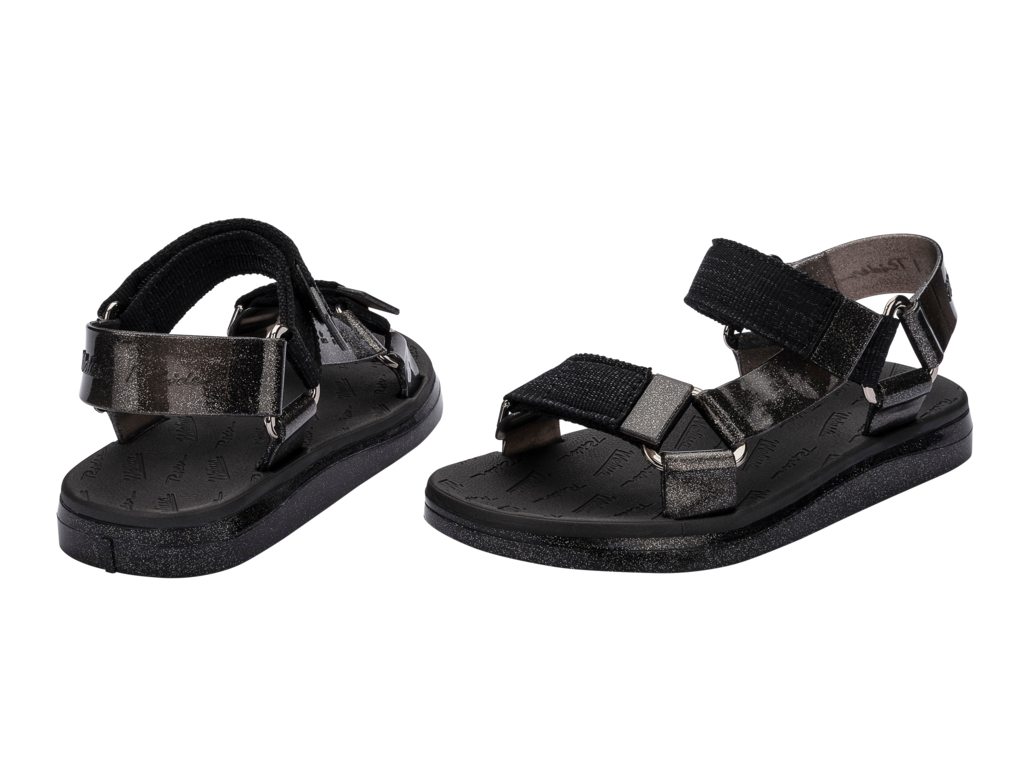 Melissa Papete + Rider Good Times Glitter Black