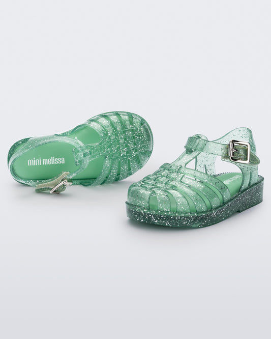Mini Melissa Possession Green Glitter
