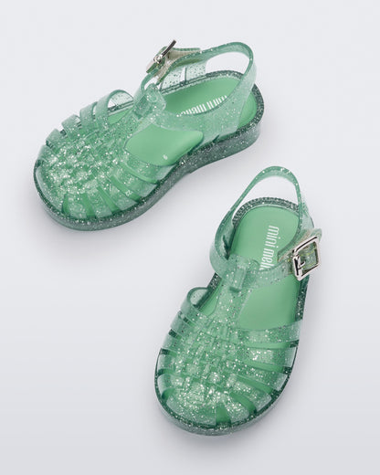 Mini Melissa Possession Green Glitter