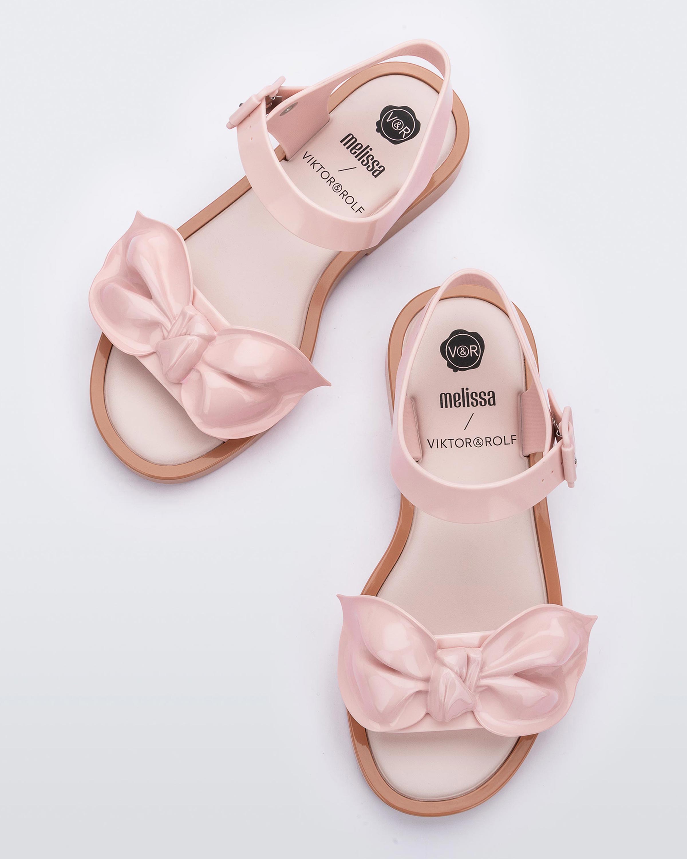 JPG X Melissa 靴　ピンク Melissa Mar Sandal Tie + Viktor & Rolf – melissa shoes Japan