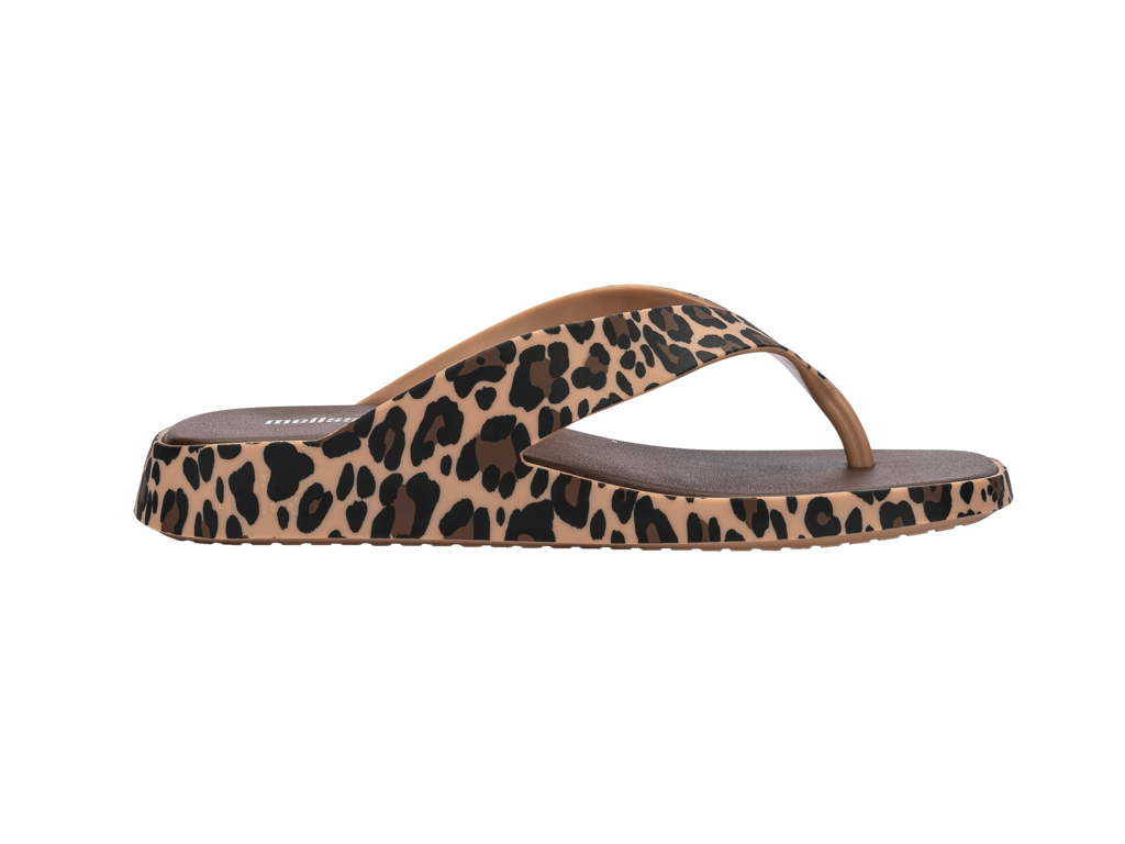 Melissa Brave Flip Flop Leopard