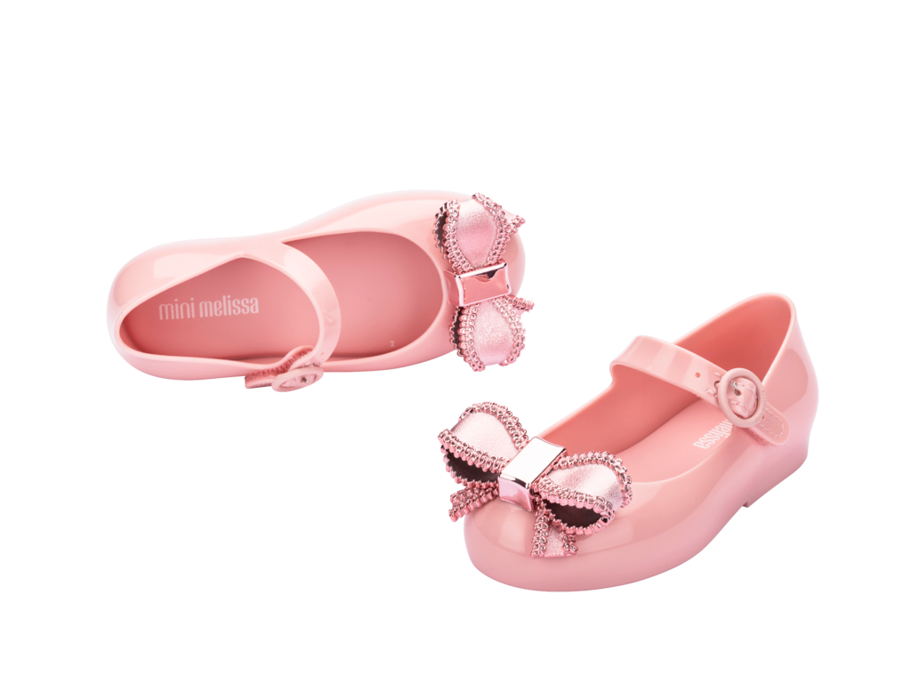Mini Melissa Sweet Love IV Pink/Metallic Pink