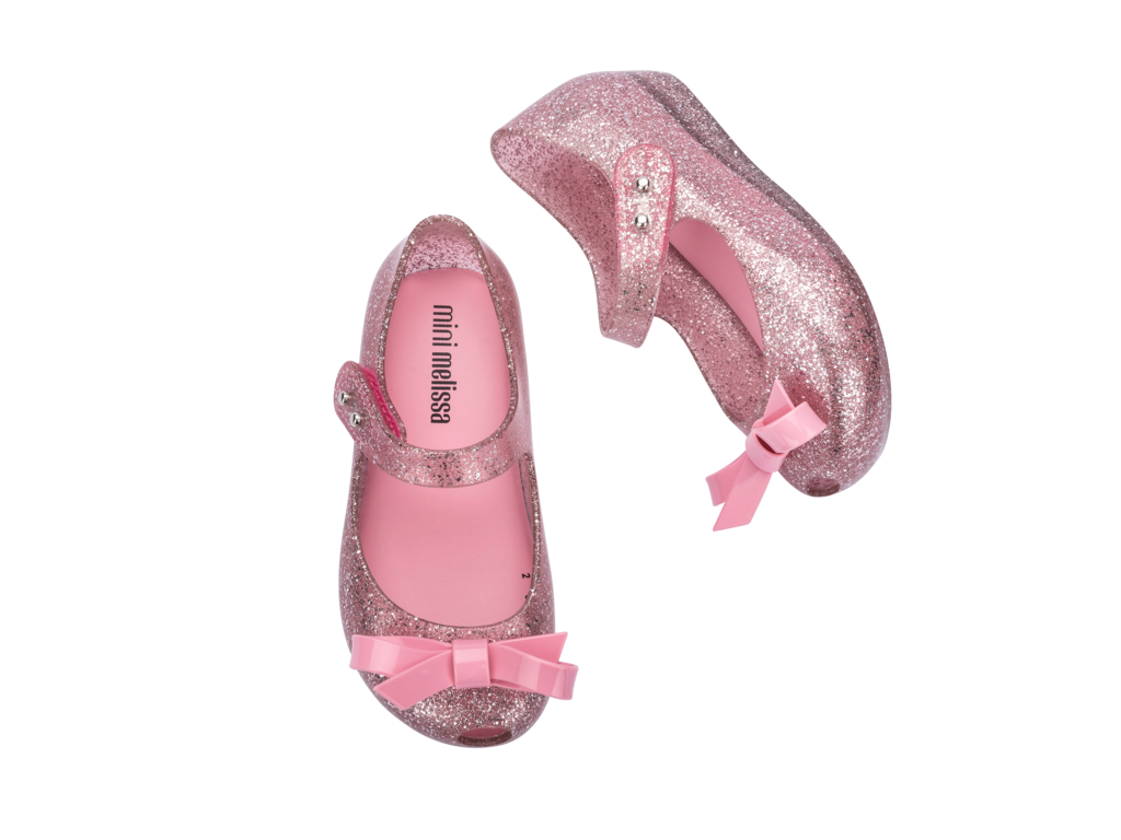 Mini Melissa Ultragirl Bow IV Glitter Pink