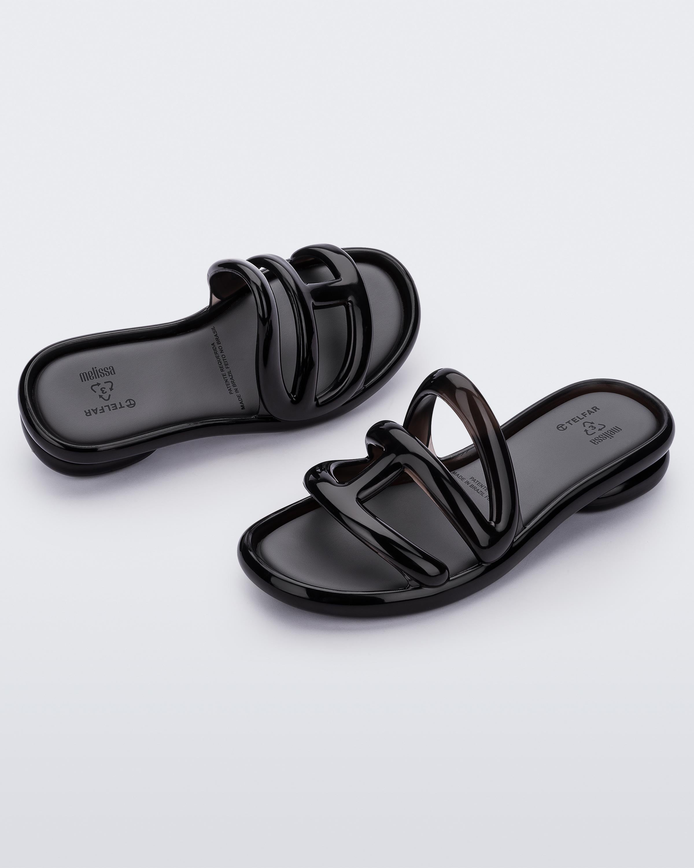 Melissa x Telfar Jelly Slide Black