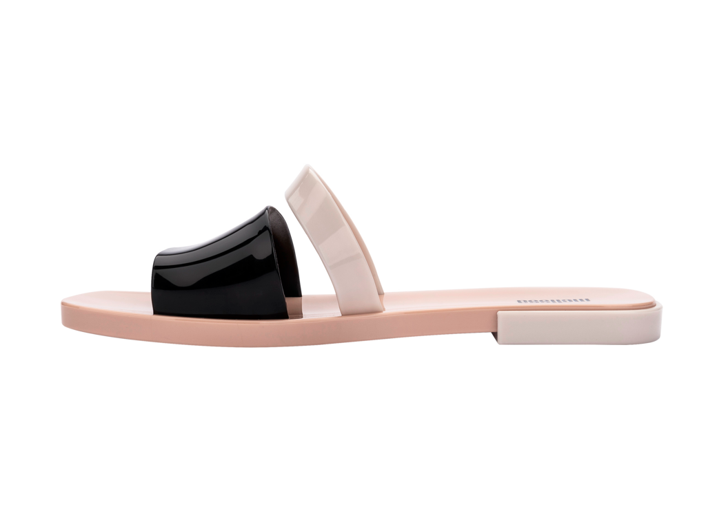 Melissa Ivy Slide ll  Beige/Black