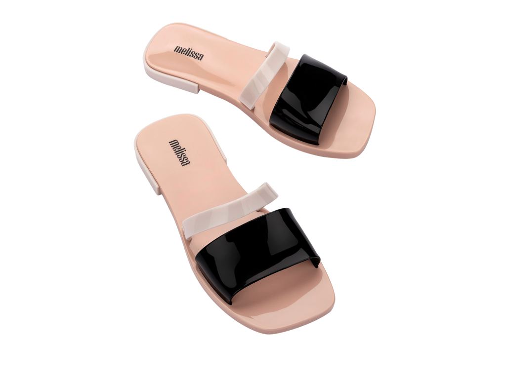 Melissa Ivy Slide ll  Beige/Black