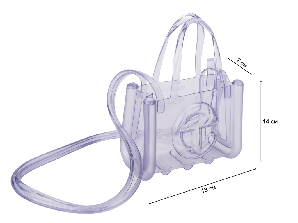 Melissa x Telfar Small Jelly Shopper Clear