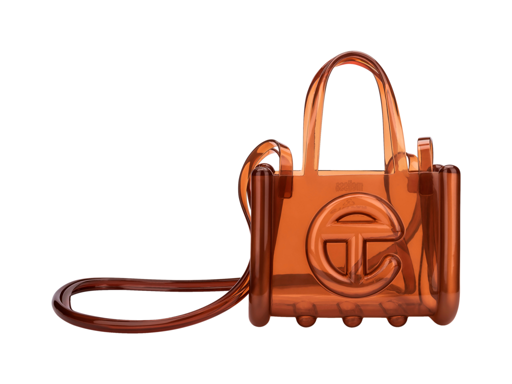 Melissa x Telfar Small Jelly Shopper Brown