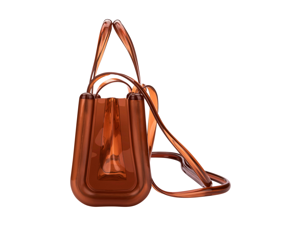 Melissa x Telfar Small Jelly Shopper Brown