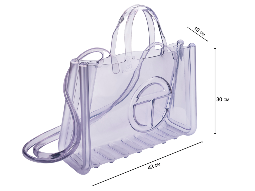 Melissa x Telfar Large Jelly Shopper Clear