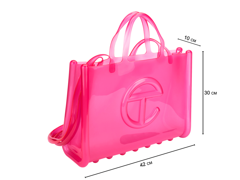 Melissa x Telfar Large Jelly Shopper Pink