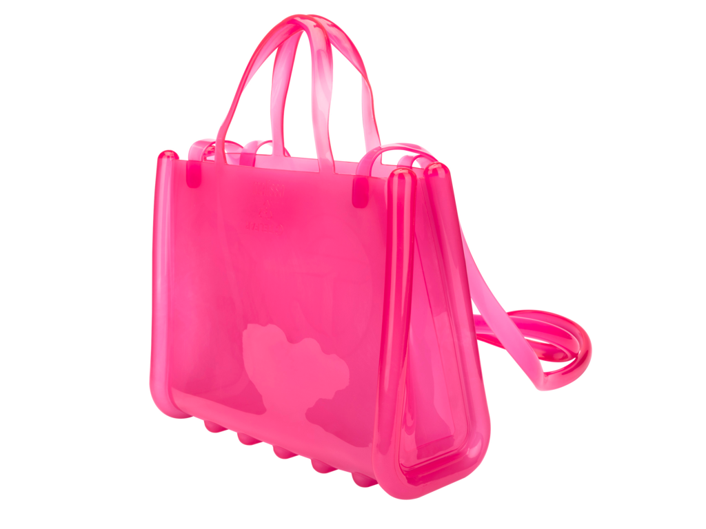 Melissa x Telfar Medium Jelly Shopper Pink