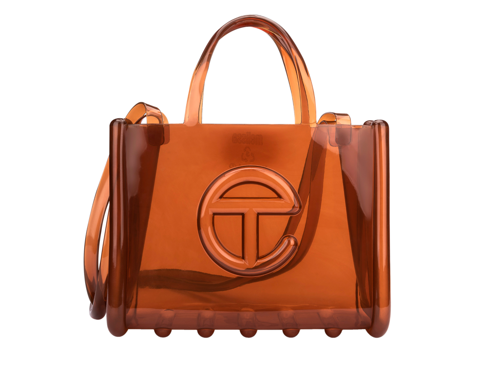 Melissa x Telfar Medium Jelly Shopper Brown