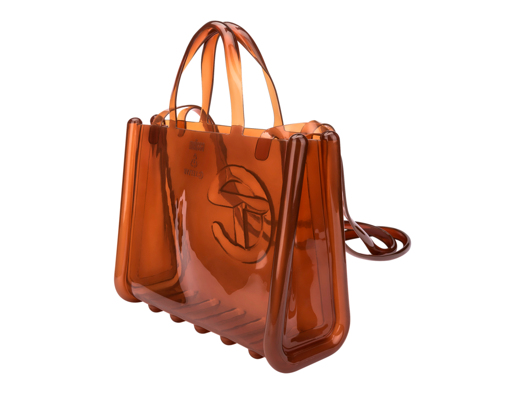 Melissa x Telfar Medium Jelly Shopper Brown