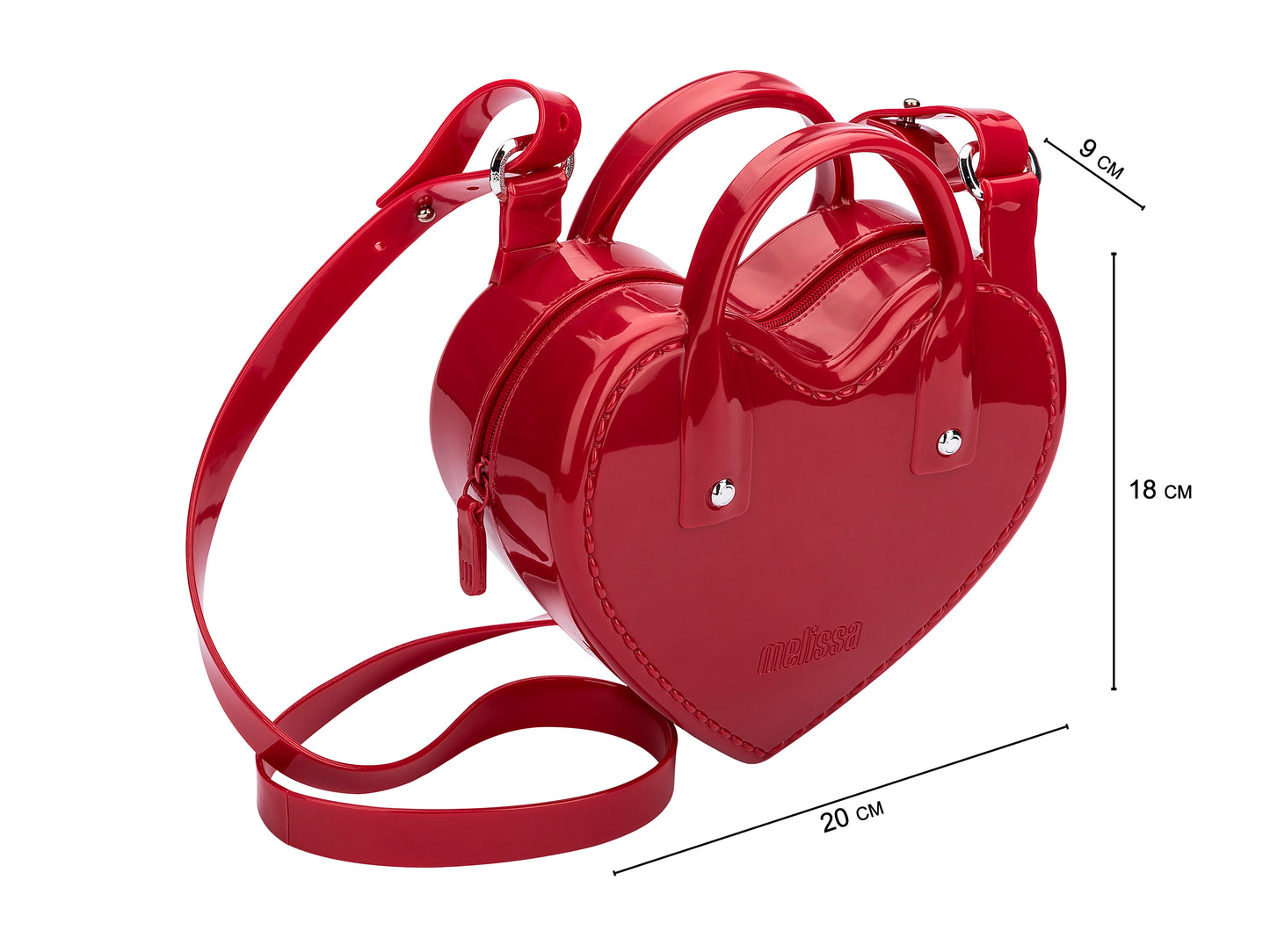 Melissa Heartbeat Bag Red