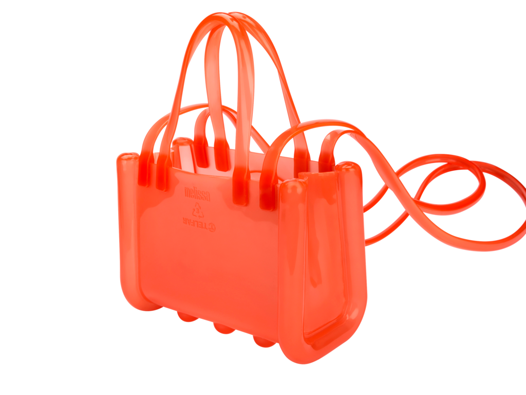 Melissa x Telfar Small Jelly Shopper Orange