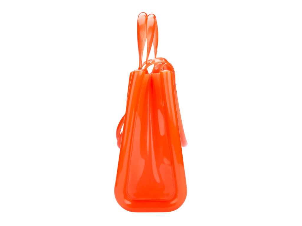 Melissa x Telfar Medium Jelly Shopper Orange