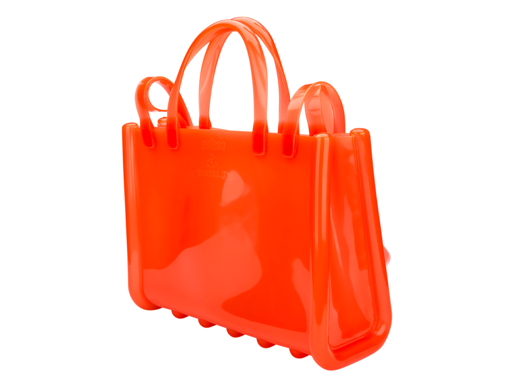 Melissa x Telfar Medium Jelly Shopper Orange