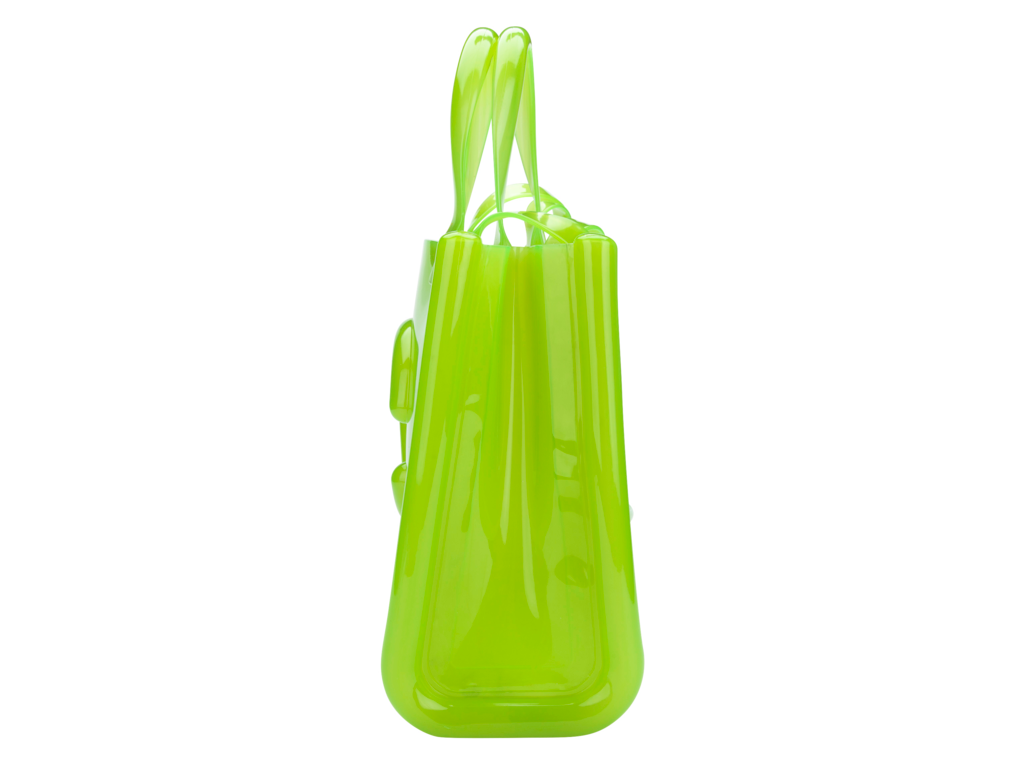 Melissa x Telfar Medium Jelly Shopper Green