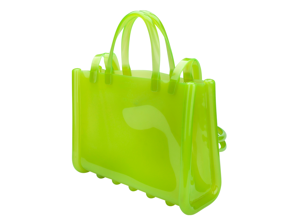 Melissa x Telfar Medium Jelly Shopper Green