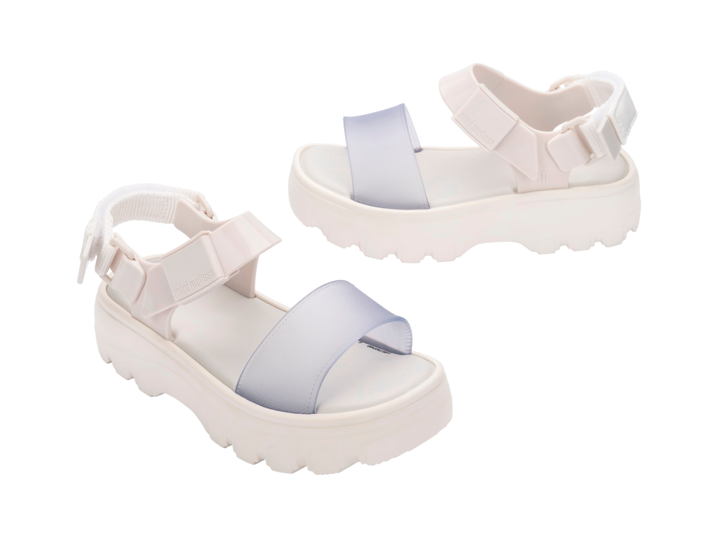 Mel Melissa Kick Off Sandal White