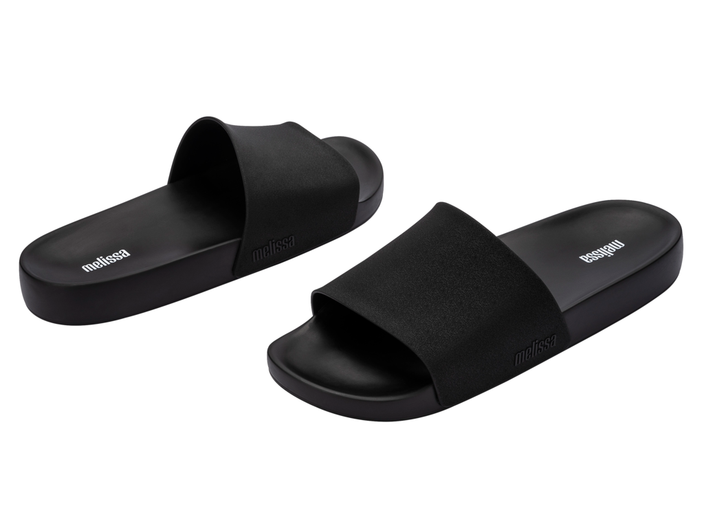 Melissa Flowing Slide Black