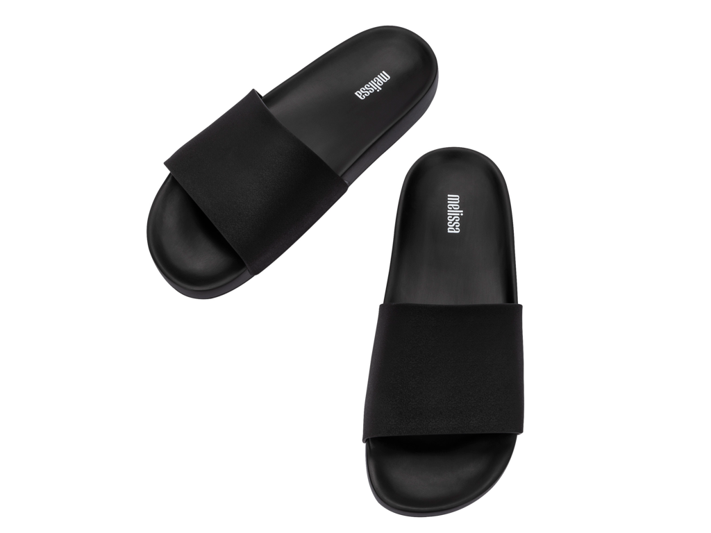 Melissa Flowing Slide Black