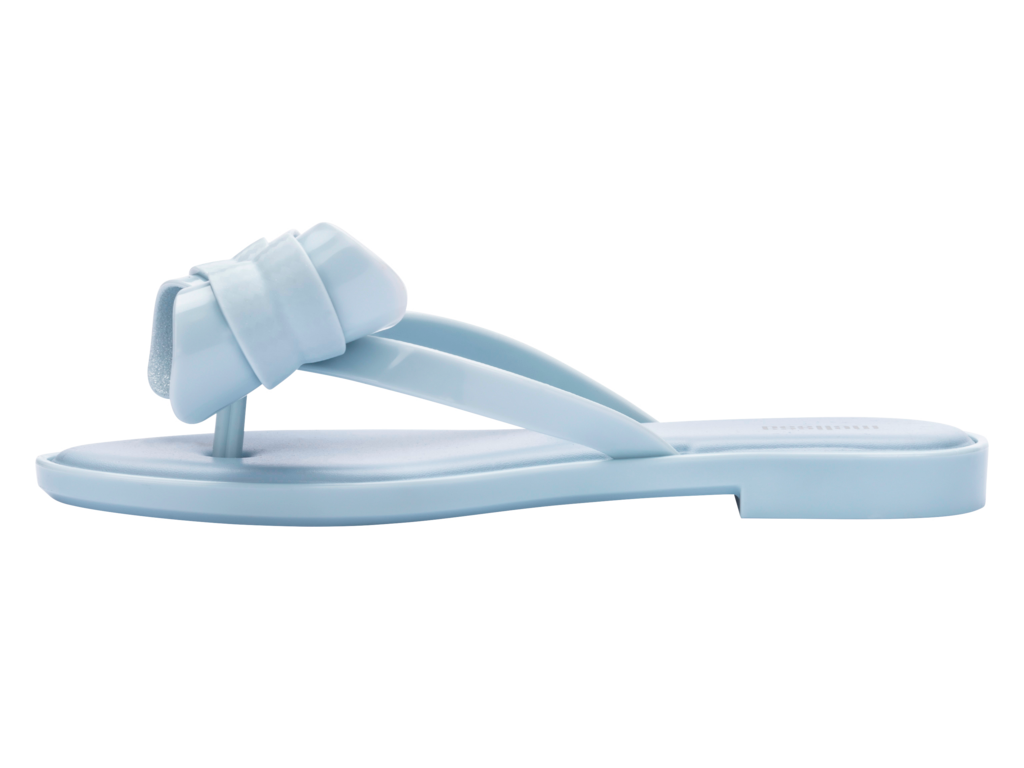Melissa Flip Flop Slim V Blue/Glitter Blue