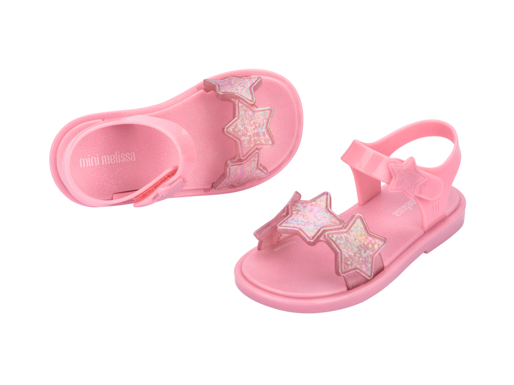 Mini Melissa Sparkly Glitter Pink