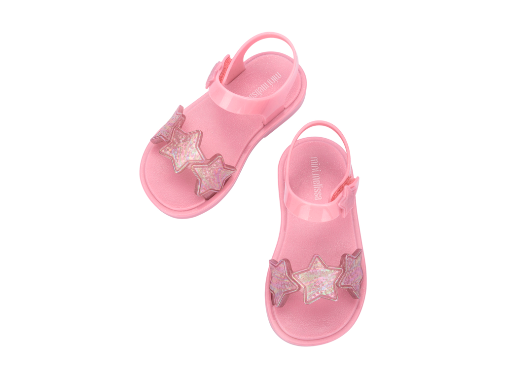 Mini Melissa Sparkly Glitter Pink