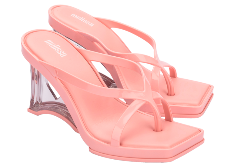 Melissa Glass Heel Pink