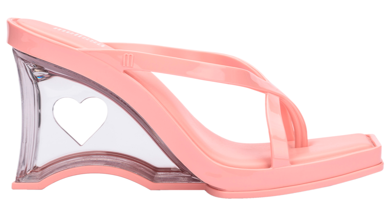 Melissa Glass Heel Pink